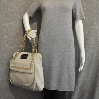 Marc Jacobs Leather Olga Seventies Satchel Ivory 2 of 9