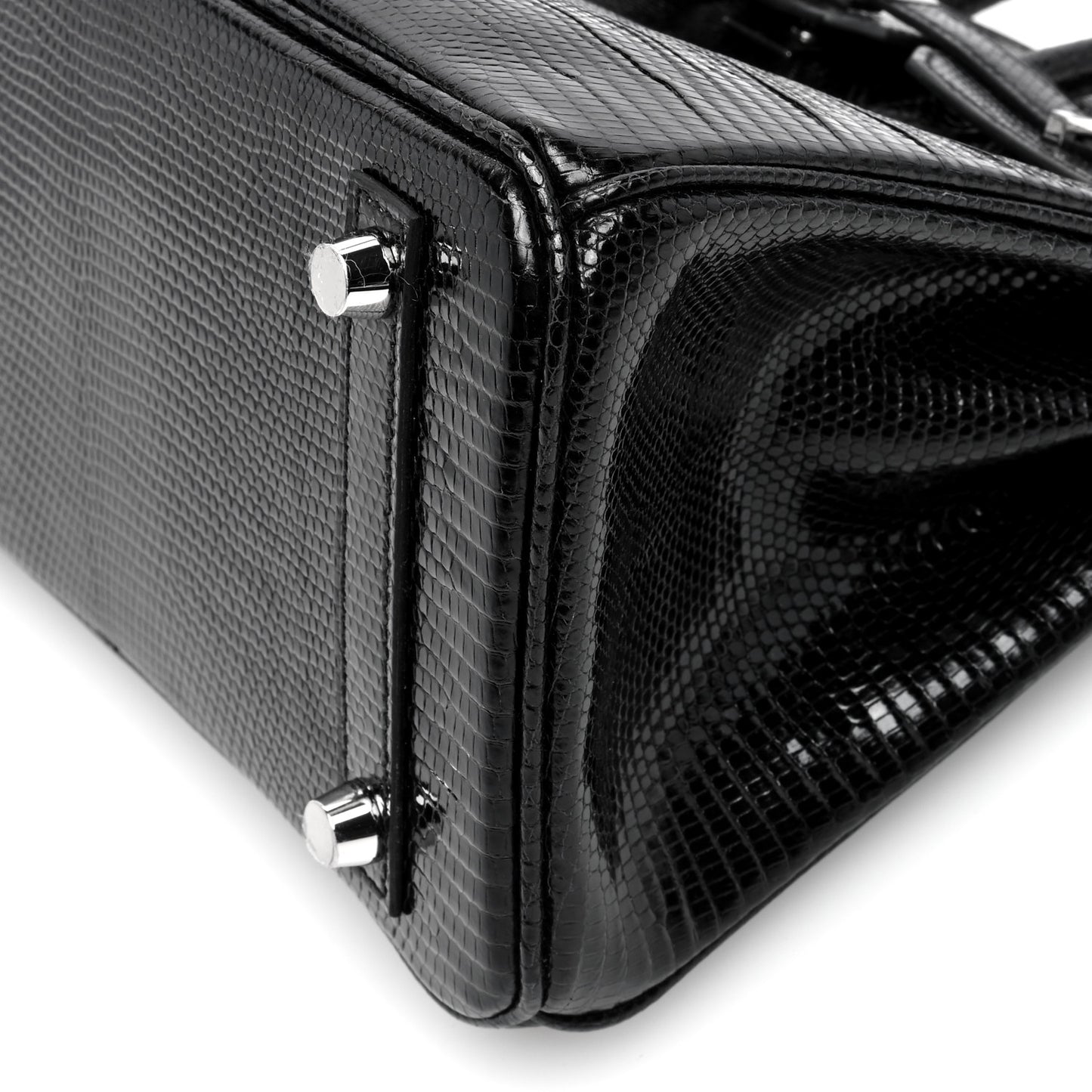 Lizard Birkin 25 Black