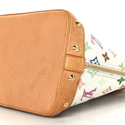 Louis Vuitton Monogram Multicolor Alma White 9 of 11
