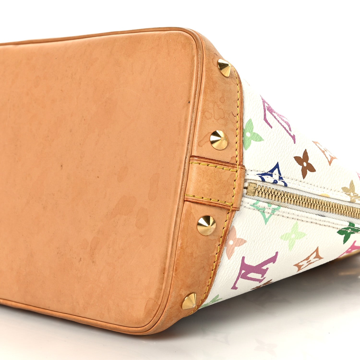Louis Vuitton Monogram Multicolor Alma White 9 of 11