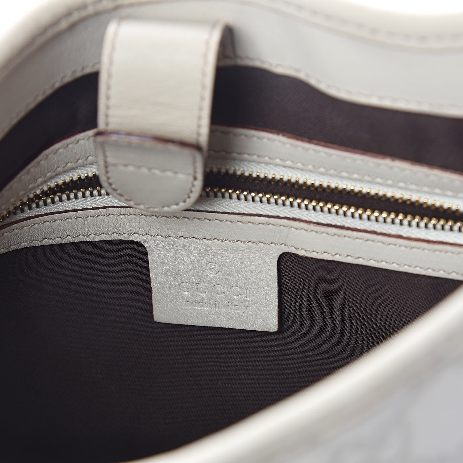 Gucci Guccissima Punch Hobo Off White 6 of 12