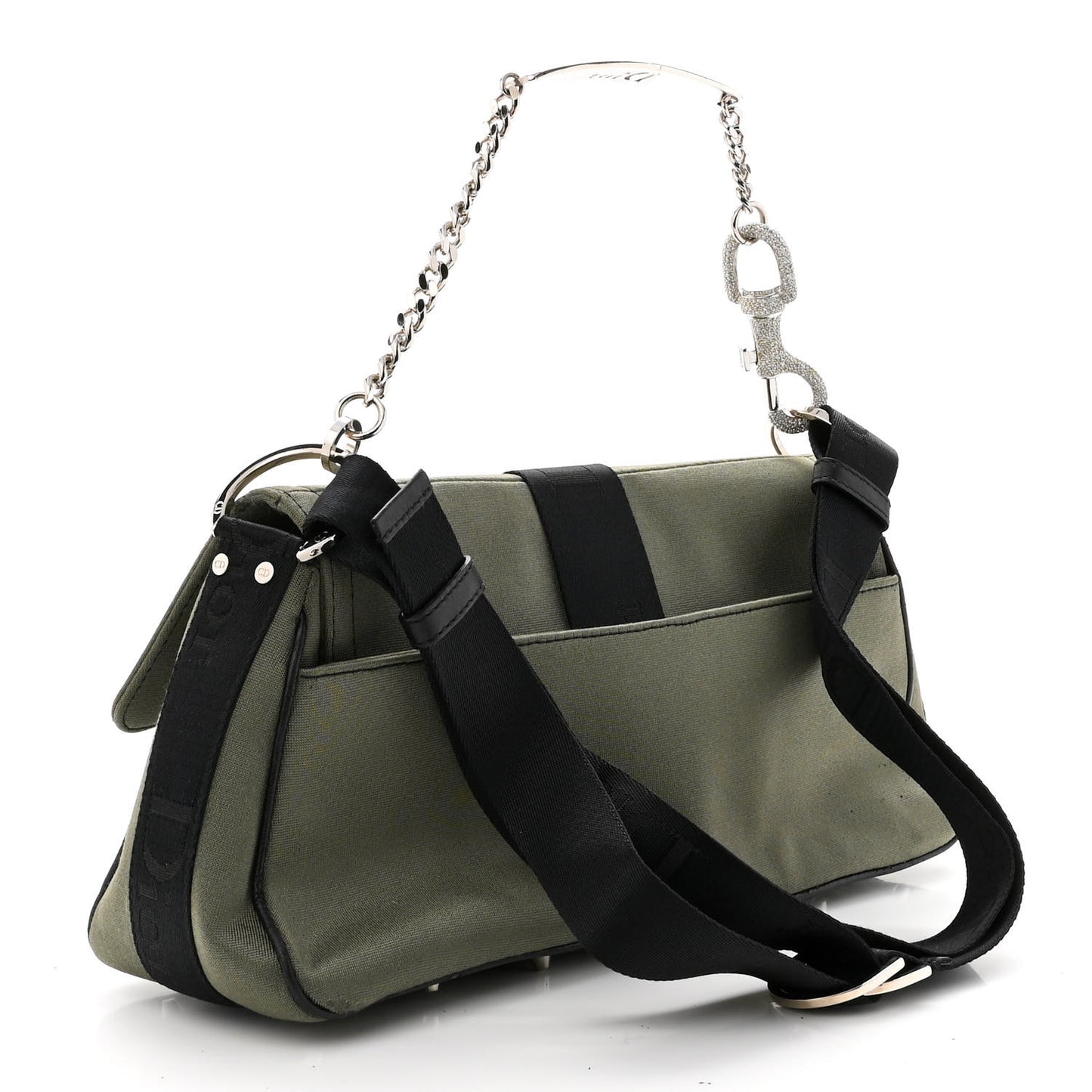 Coated Canvas Crystal Hardcore Bag Kaki