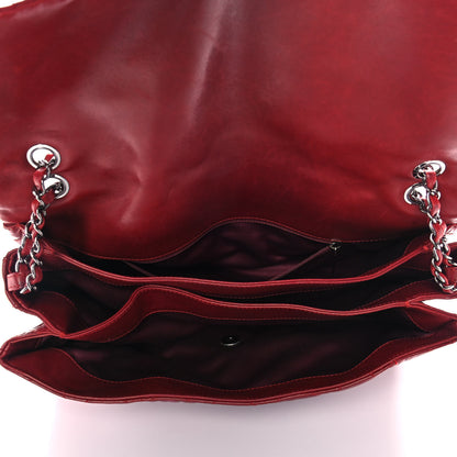 Chanel Lambskin Quilted Chanel 3 Maxi Flap Bag Red 4 of 9