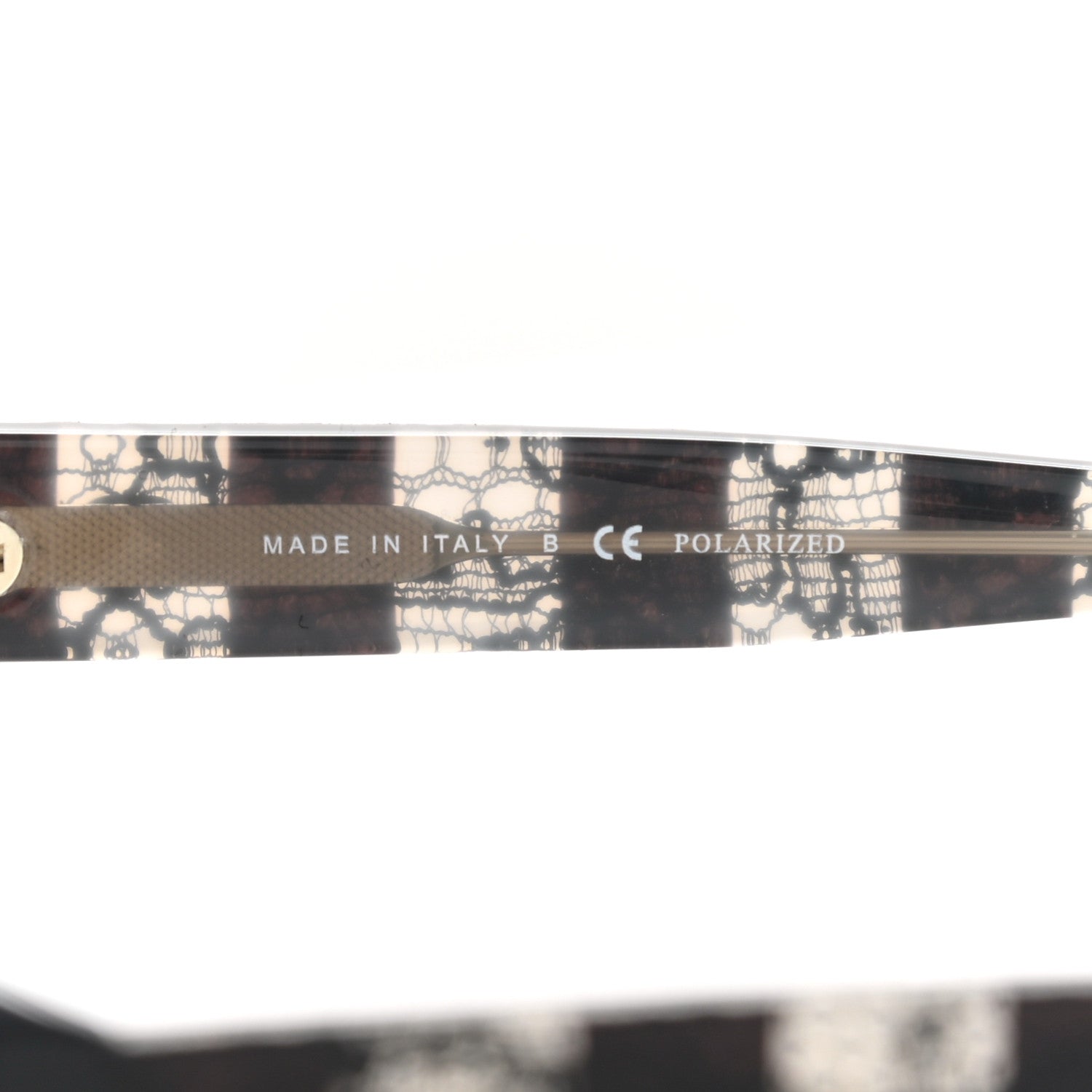 Chanel Acetate Lace Effect Sunglasses 5296 Black 6 of 8