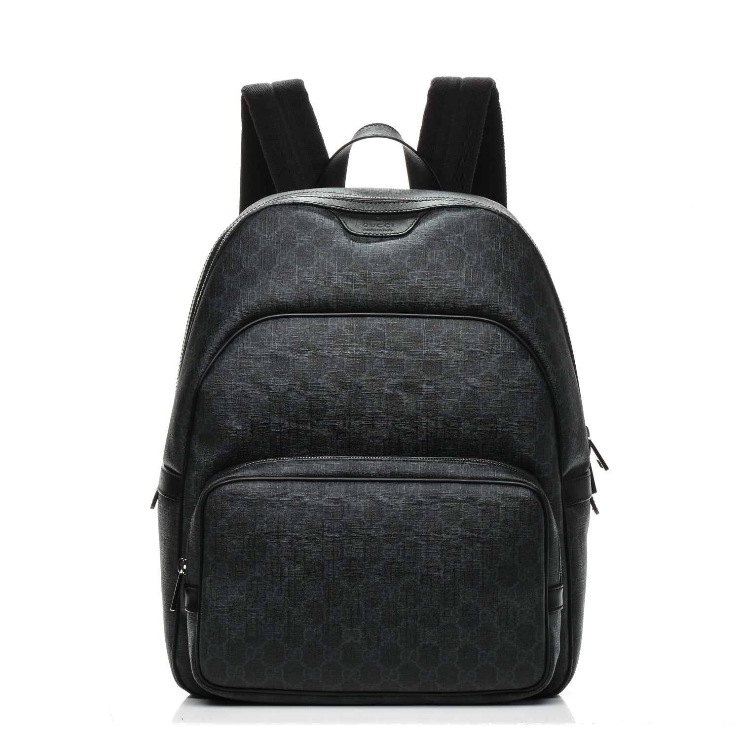 Gucci GG Supreme Monogram Medium Day Backpack Grey Black 1 of 13