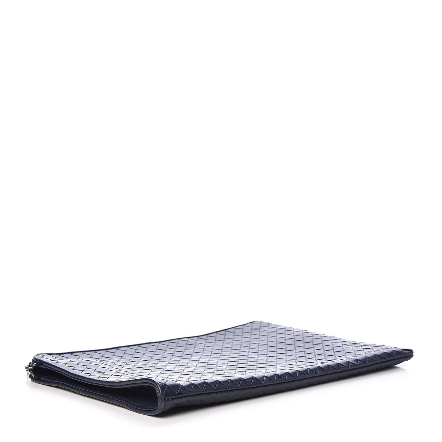Calfskin Intrecciato Small Document Light Tourmaline