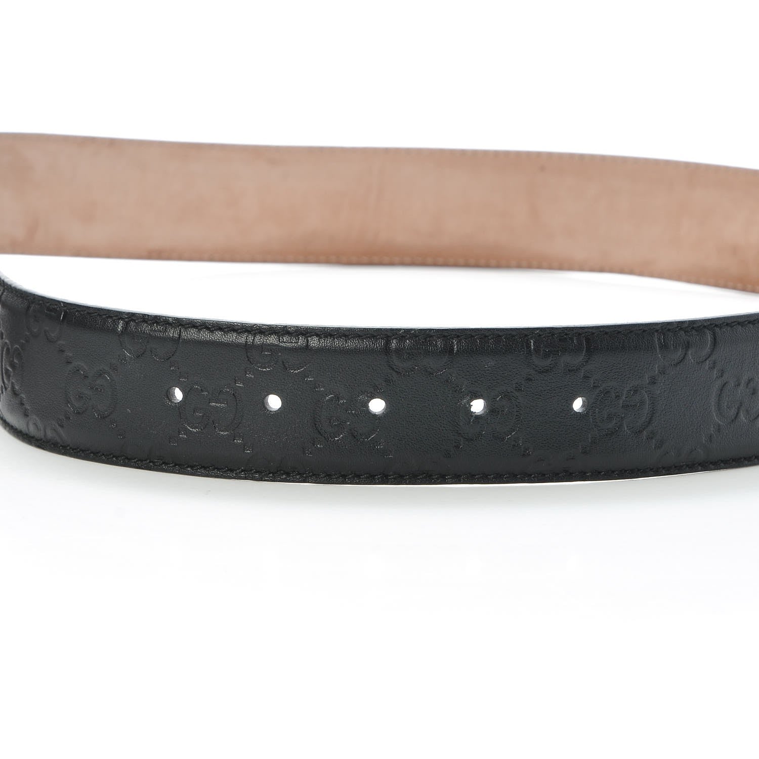 Gucci Guccissima Interlocking G Belt 90 36 Black 11 of 11