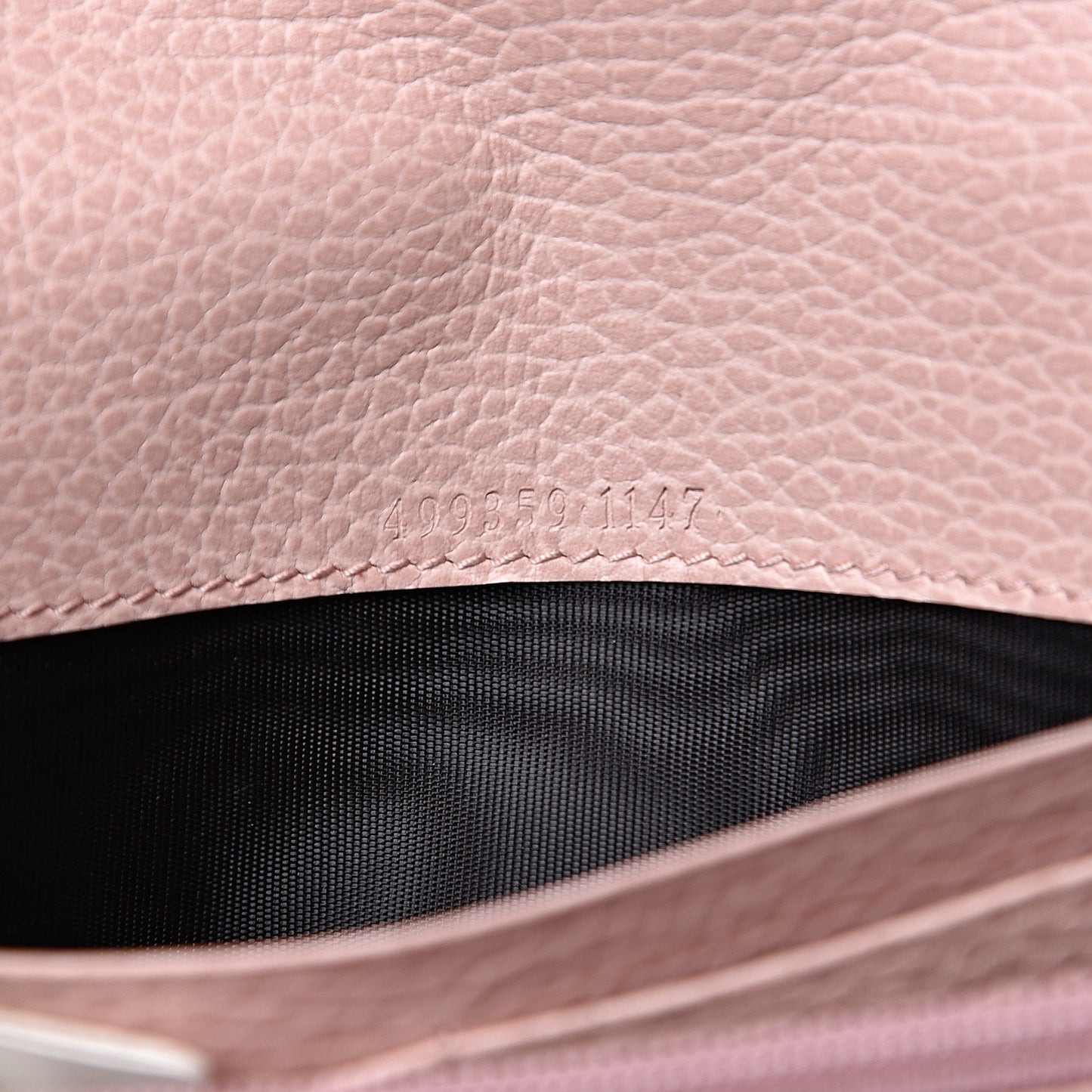 Dollar Calfskin Garden Continental Wallet Perfect Pink