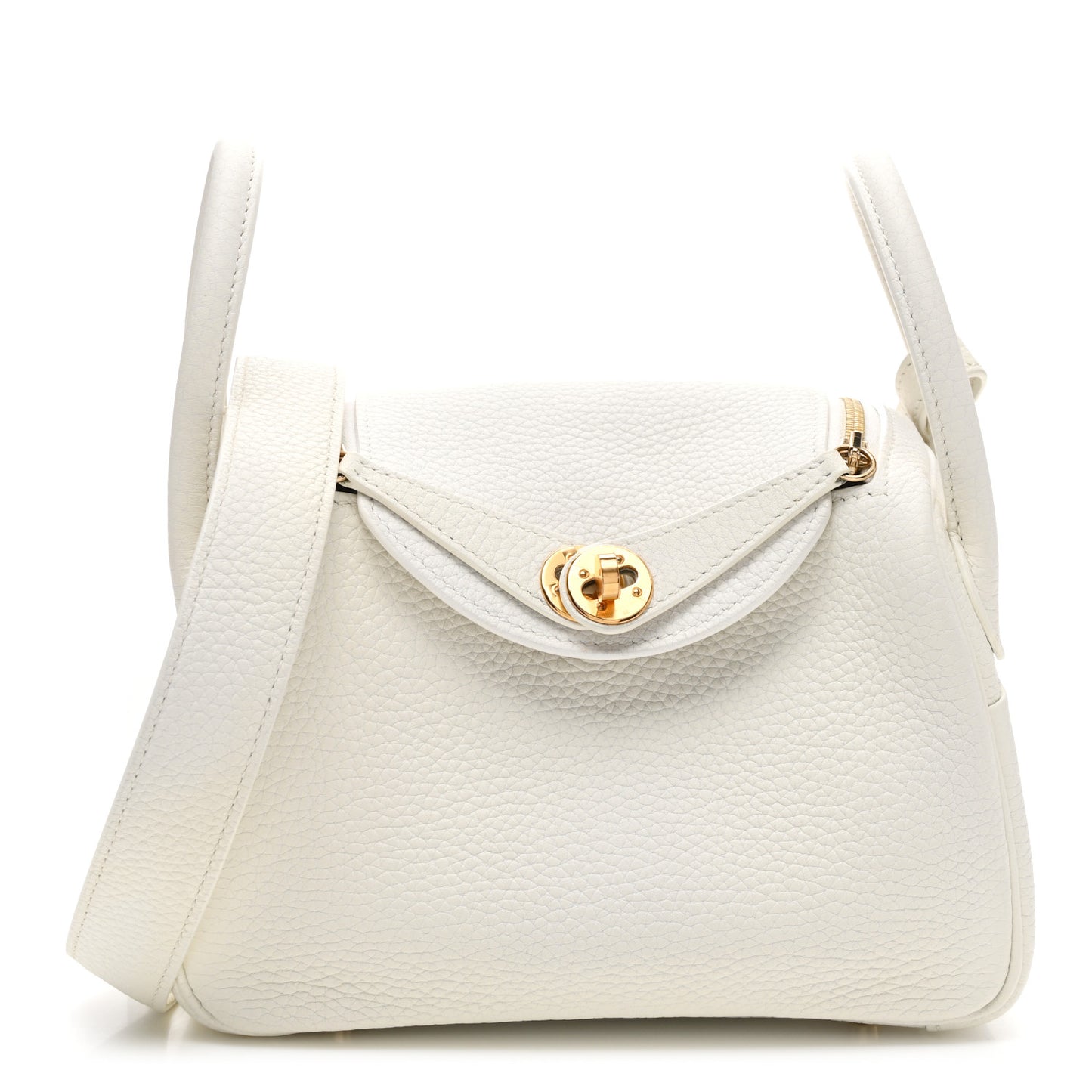 Taurillon Clemence Mini Lindy 20 New White