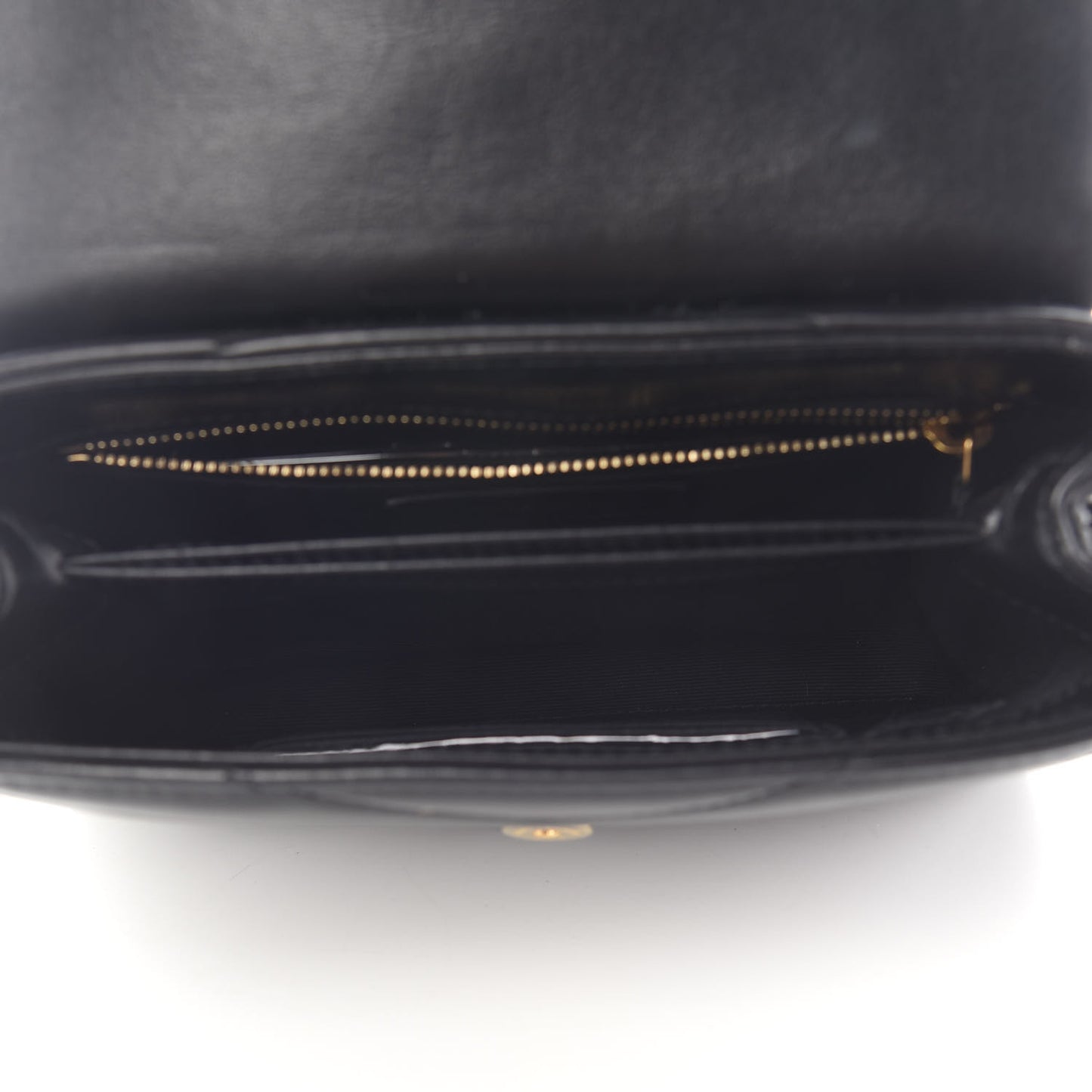 Calfskin Y Quilted Monogram Toy Loulou Crossbody Bag Black