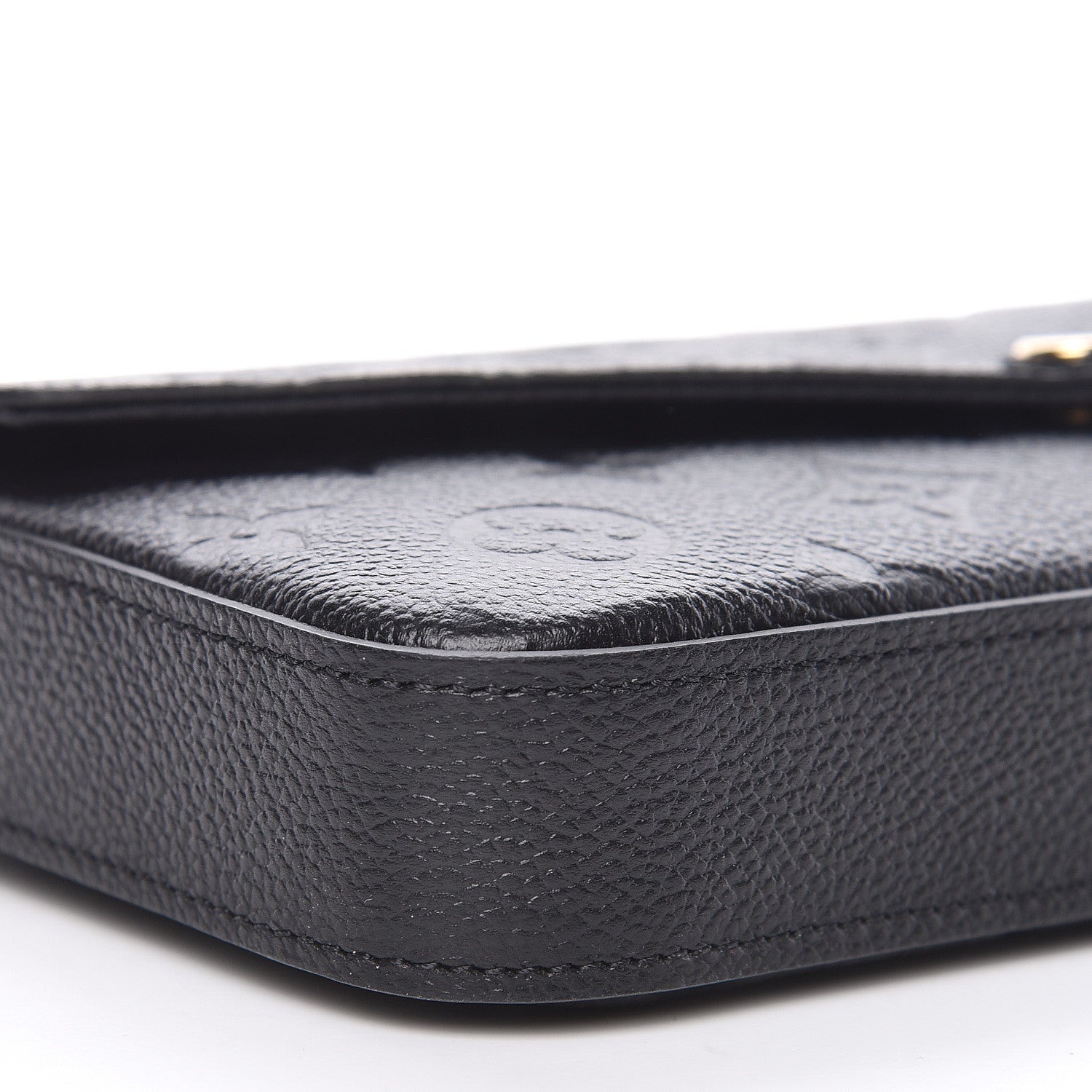 Louis Vuitton Empreinte Pochette Felicie Chain Wallet Black 10 of 11