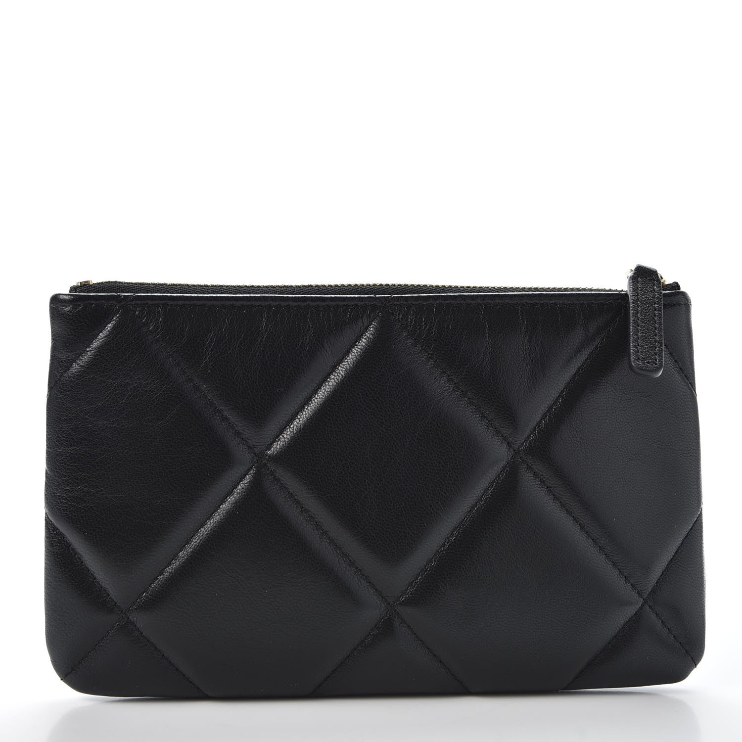 Chanel Goatskin Quilted 19 Cosmetic Case Black 2 of 9