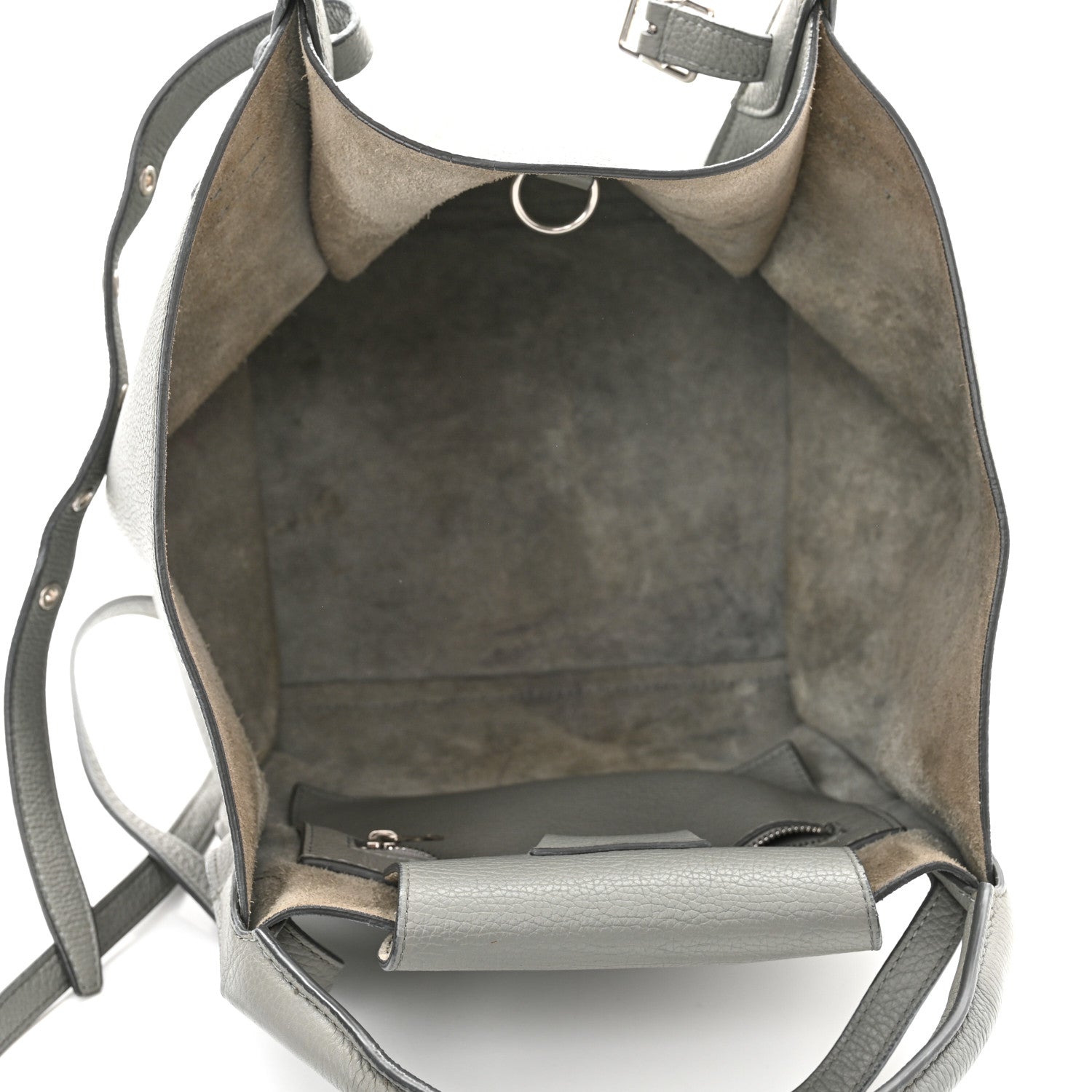Celine Supple Calfskin Long Strap Small Big Bag Grey 5 of 12
