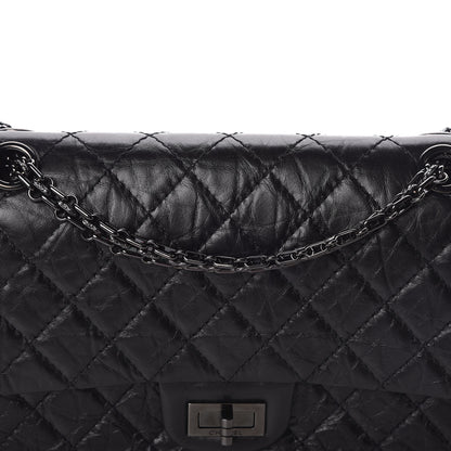 Chanel Aged Calfskin Quilted 2.55 Reissue 225 Flap So Black 11 of 11