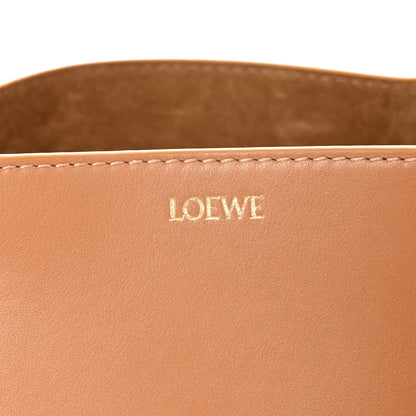 Loewe Shiny Calfskin Mini Puzzle Fold Tote Warm Desert 7 of 10