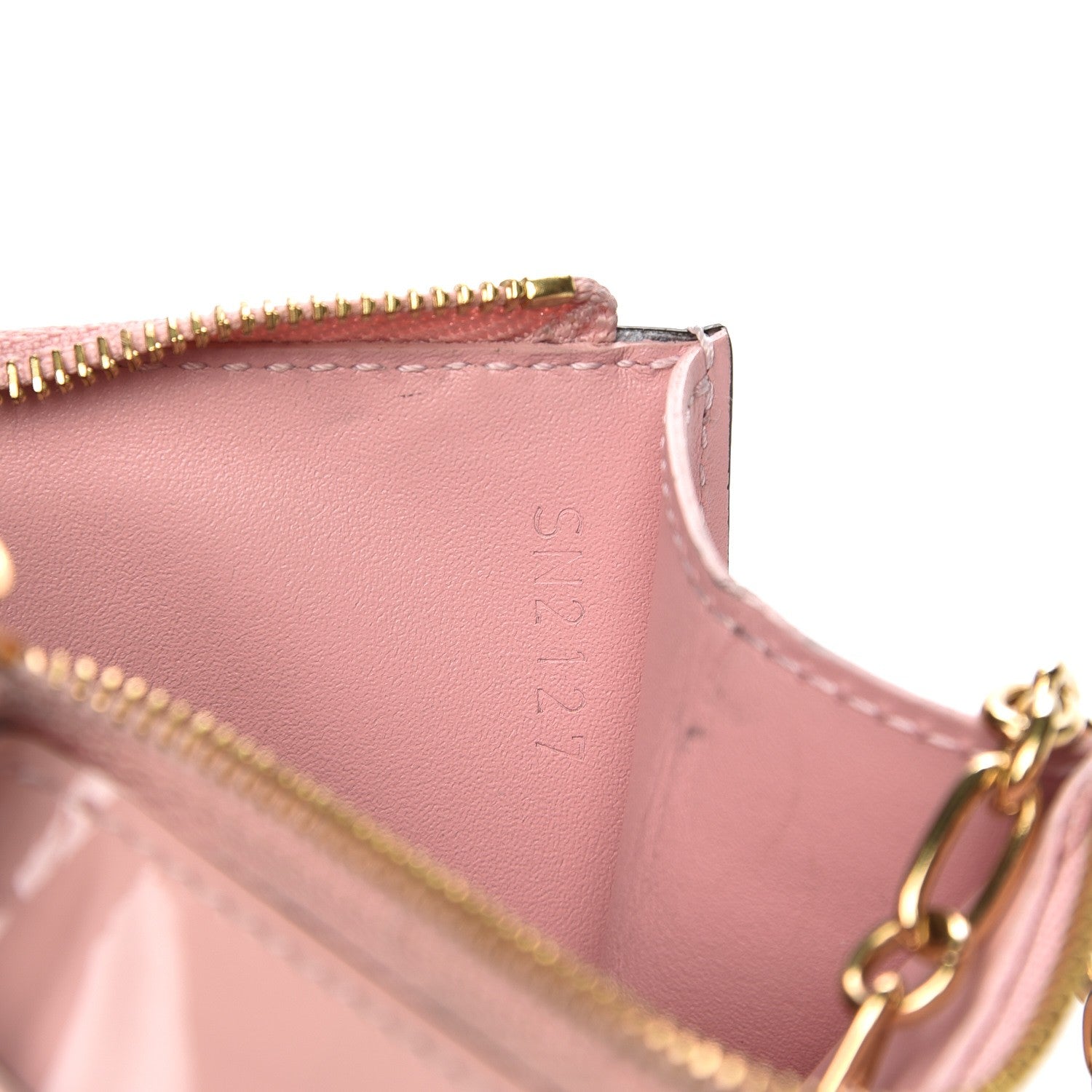 Louis Vuitton Vernis Key Pouch Rose Ballerine 8 of 8