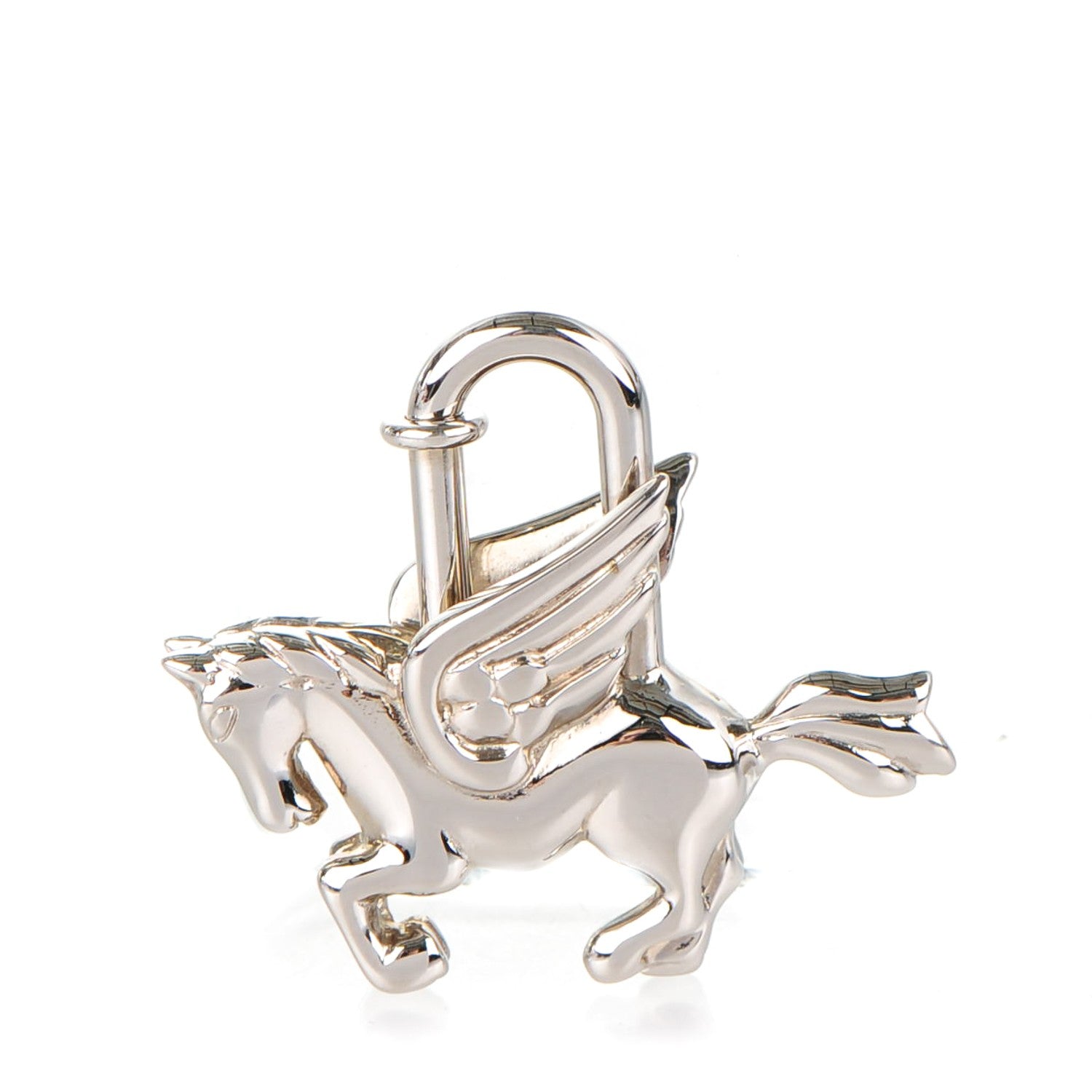 Hermes Pegasus Cadena Lock Palladium 1 of 3