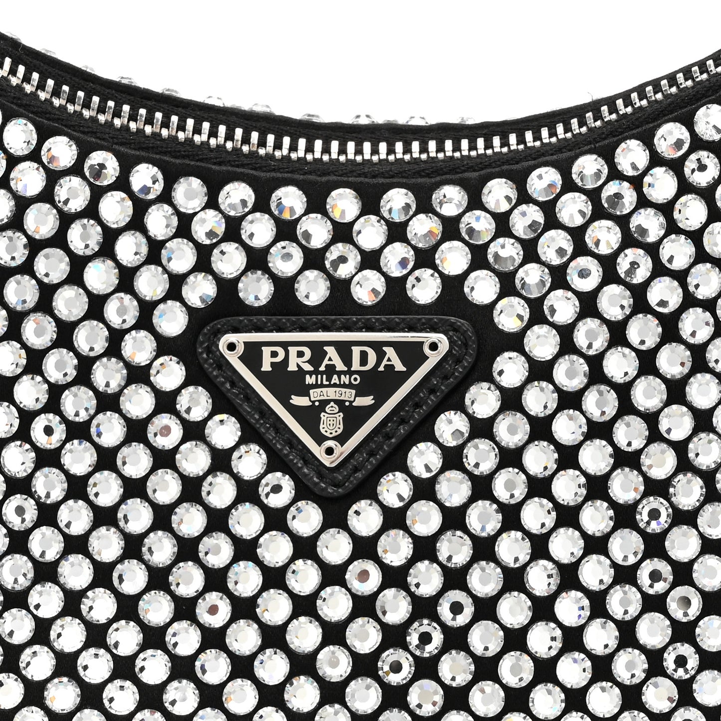 Satin Crystal Re-Edition 2005 Shoulder Bag Cristal