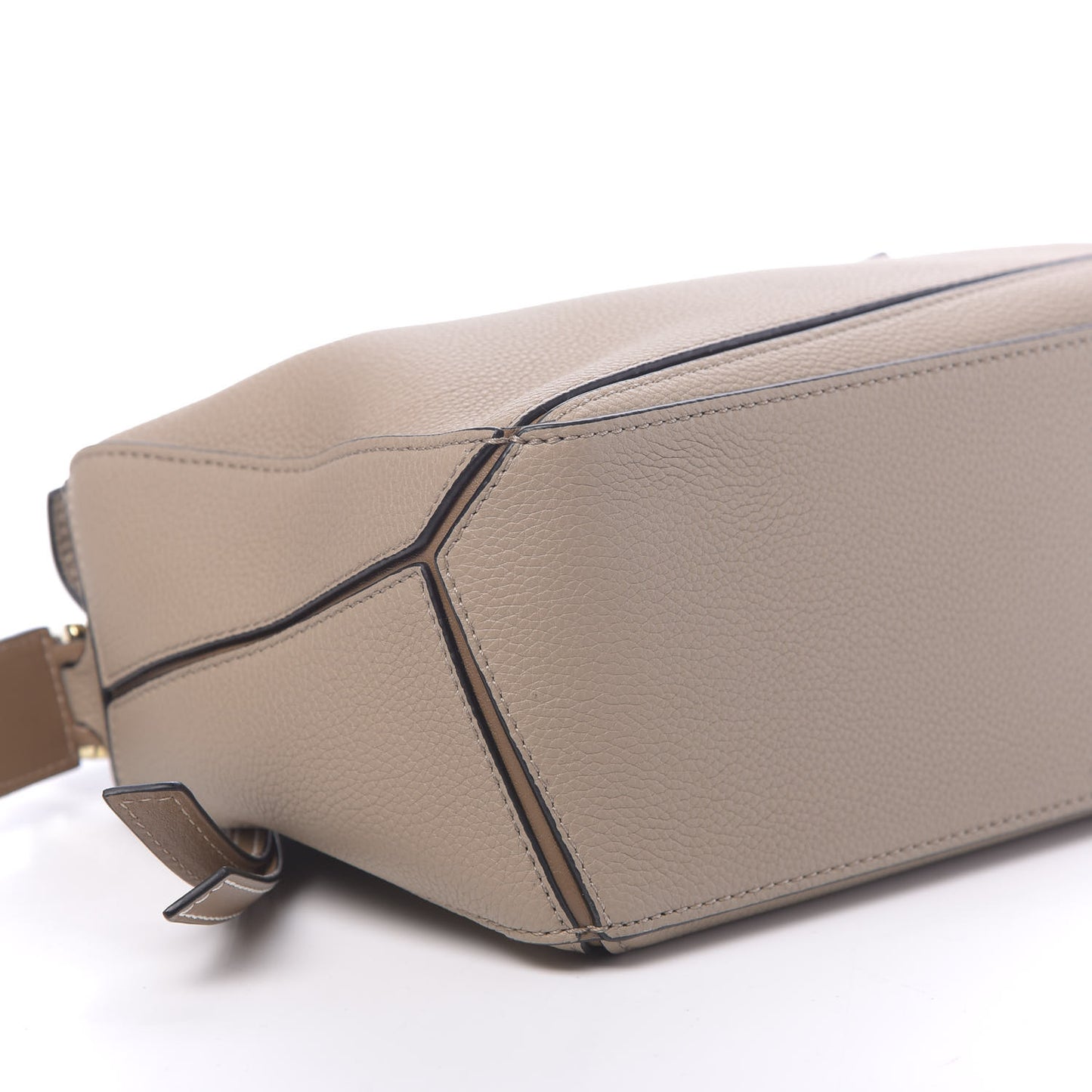 Grained Calfskin Small Puzzle Bag Sand Mink