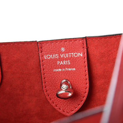 Louis Vuitton Calfskin Lockme Cabas Rubis 8 of 9