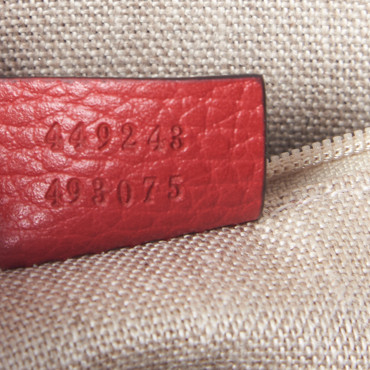 Monogram Medium Bree Shoulder Bag Red