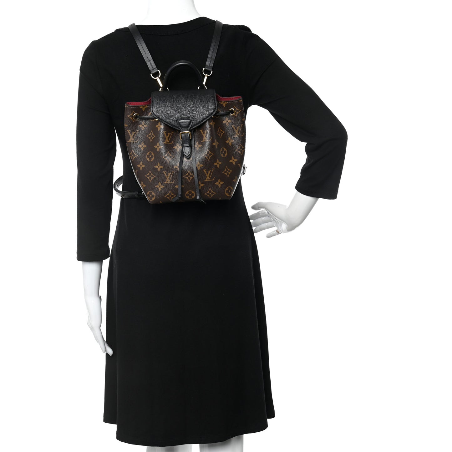 Monogram BB Montsouris NM Backpack Black