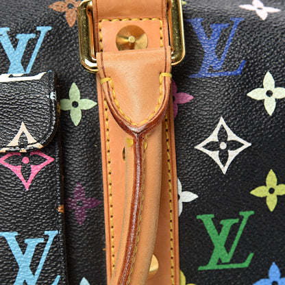 Louis Vuitton Monogram Multicolor Keepall 45 Black 21 of 27