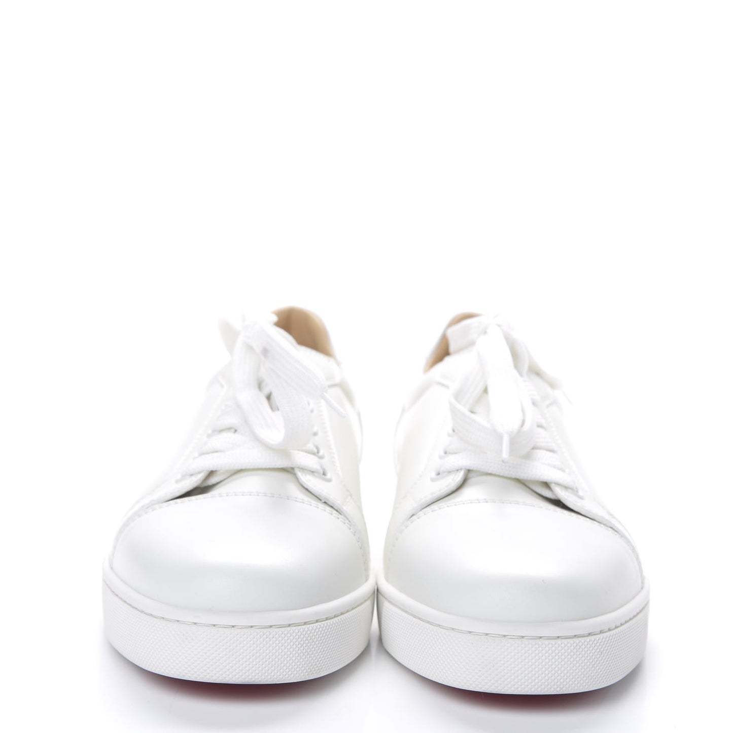 Calfskin Vieira Flat Sneakers 39 Latte
