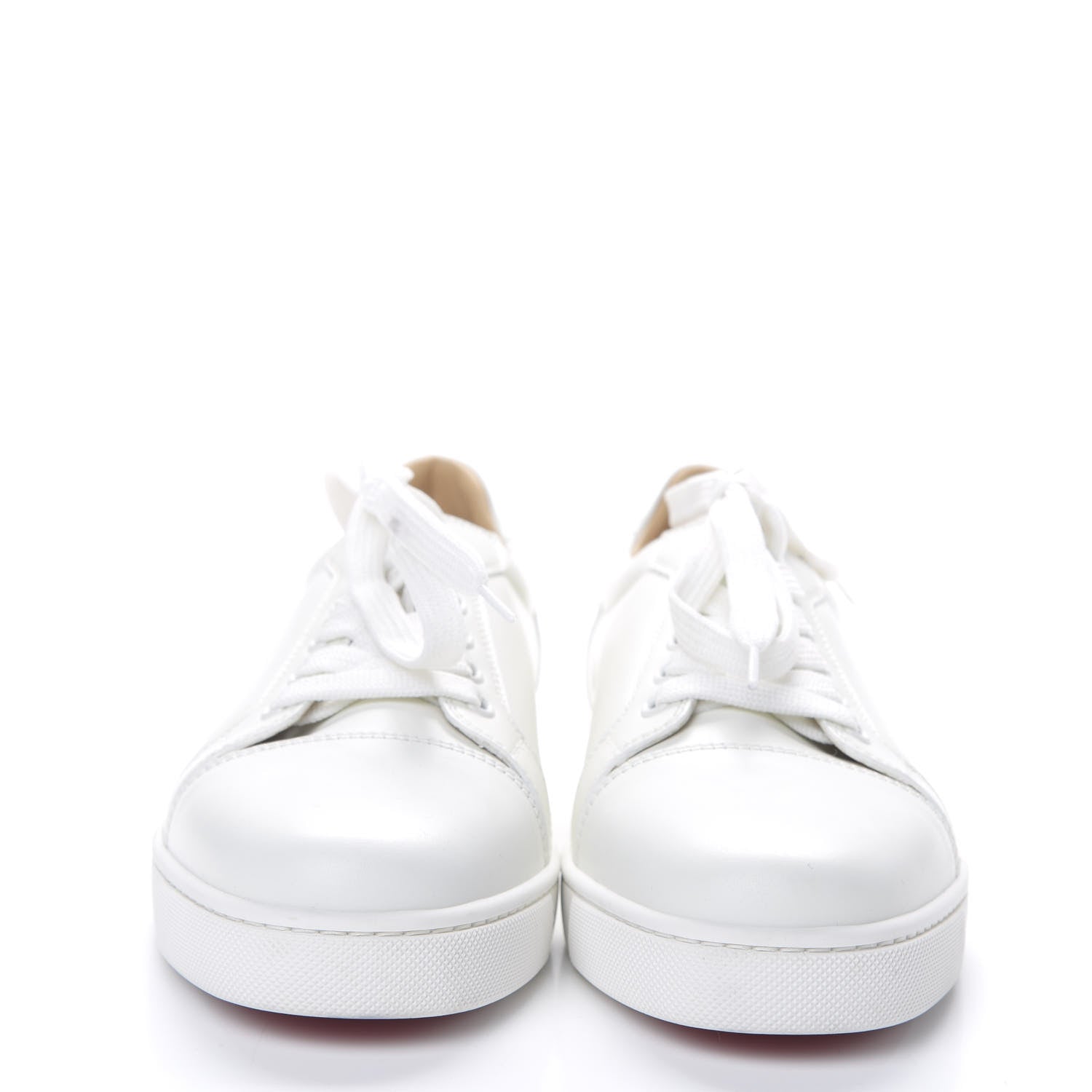 Christian Louboutin Calfskin Vieira Flat Sneakers 39 Latte 2 of 12