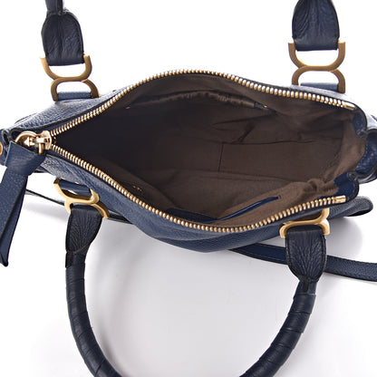 Chloe Calfskin Medium Marcie Satchel Royal Navy 5 of 12