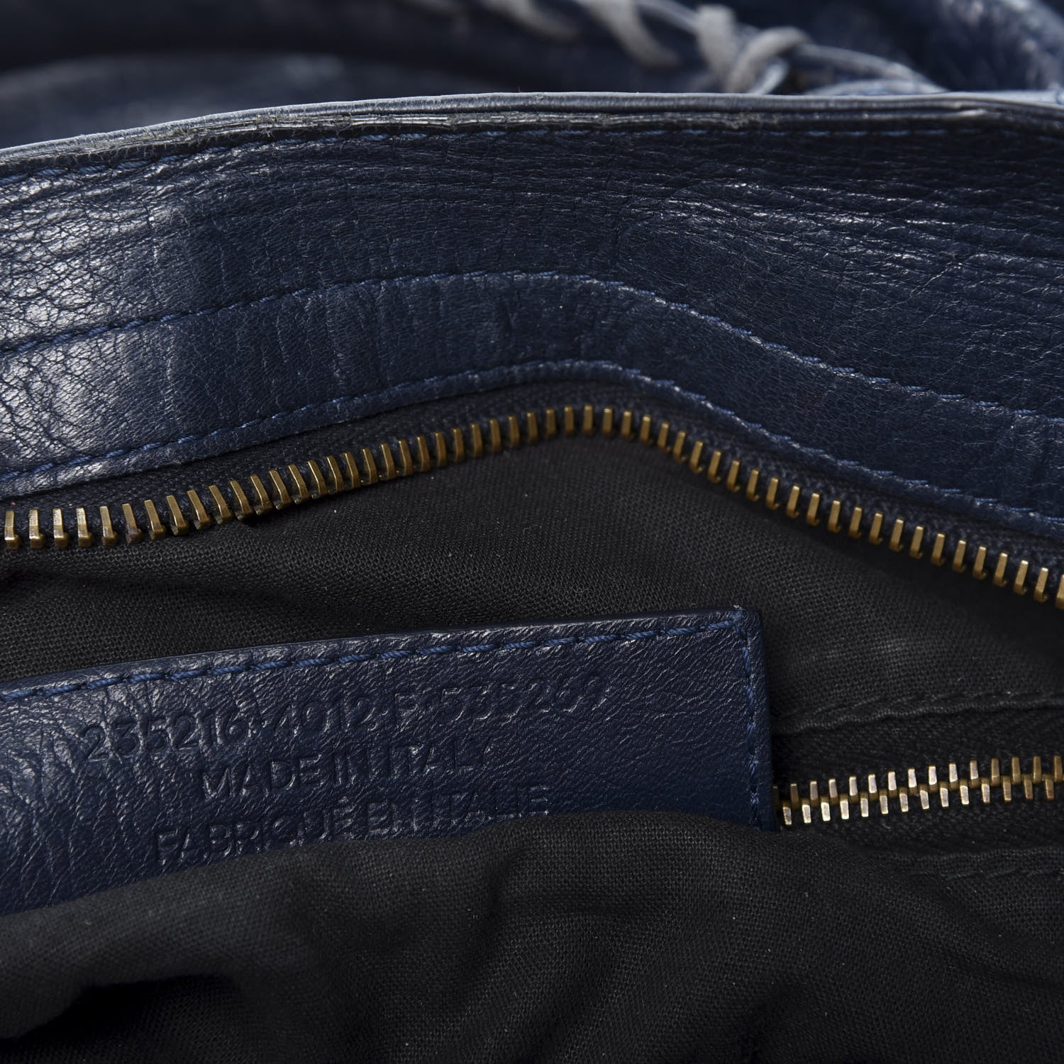 Balenciaga Agneau Classic Hardware Velo Bleu Obscur 8 of 10