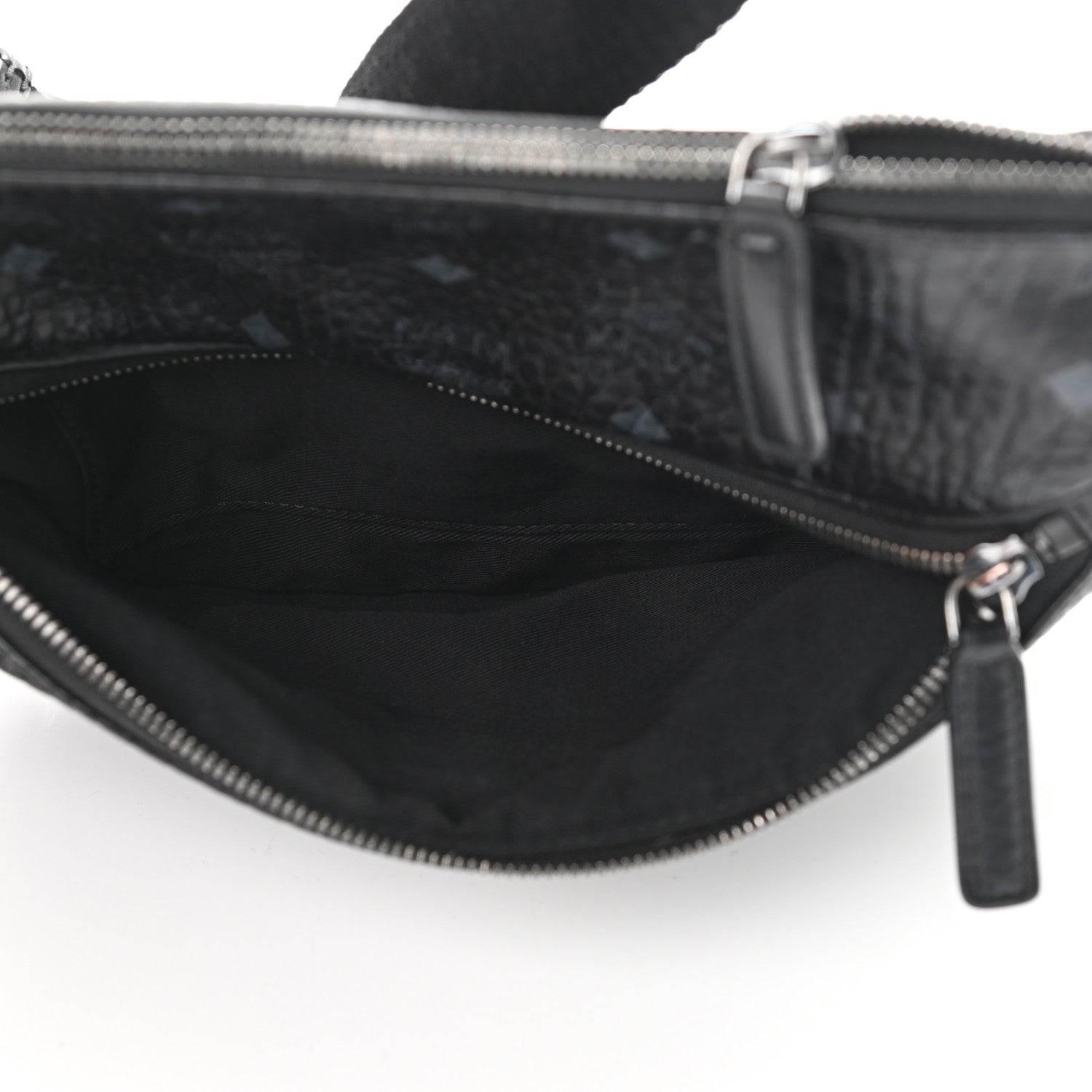 MCM Visetos Stark Belt Bag Black 5 of 9