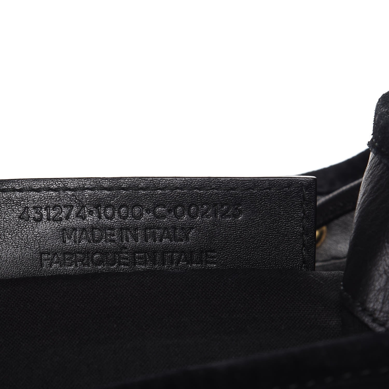 Balenciaga Baby Daim Suede Gold Metallic Edge Hardware Backpack Black 6 of 12