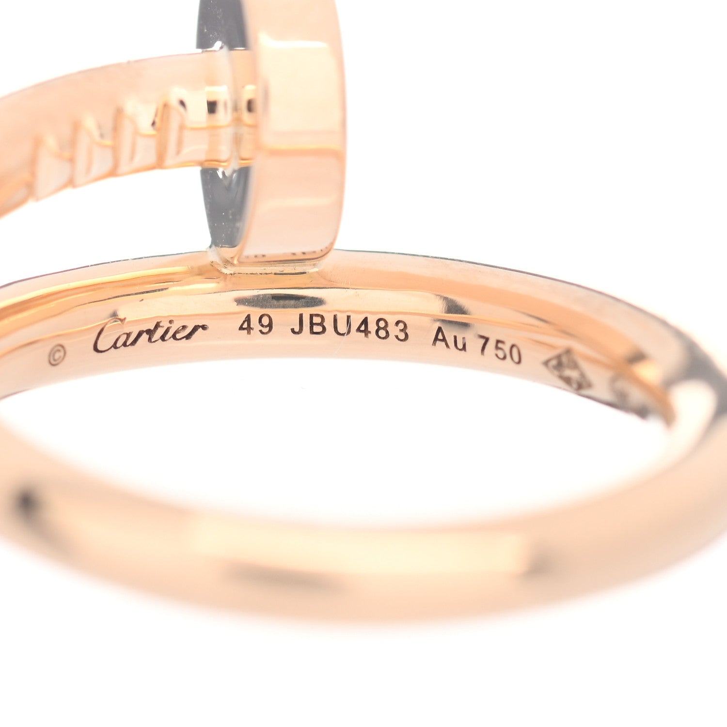 Cartier 18K Yellow Gold Juste Un Clou Ring 49 4.75 4 of 5