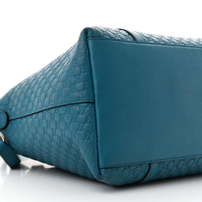 Gucci Soft Microguccissima Dome Satchel Deep Cobalt 9 of 13