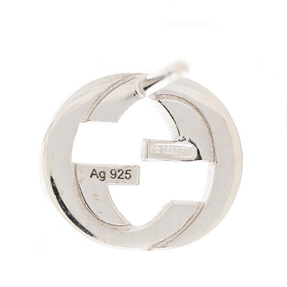 Gucci Sterling Silver Interlocking GG Stud Earrings 4 of 4