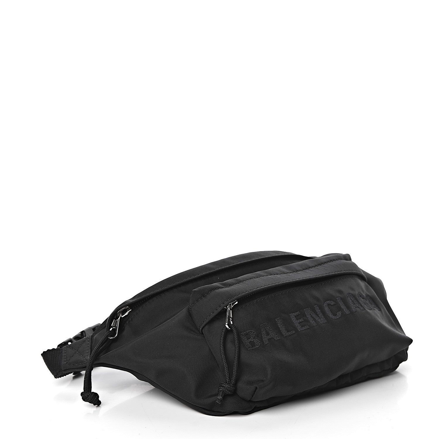 Balenciaga Textured Sport Nylon Logo Embroidered Wheel Beltpack