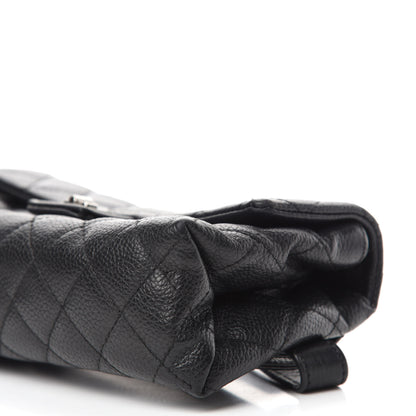 Chanel Grained Calfskin Quilted 2.55 Reissue Flap Belt Bag Clutch Black 7 of 13