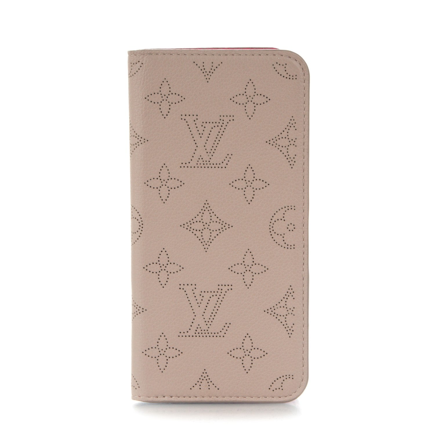 Louis Vuitton Monogram Cuir iPhone 7 Plus Folio Case Galet 1 of 7