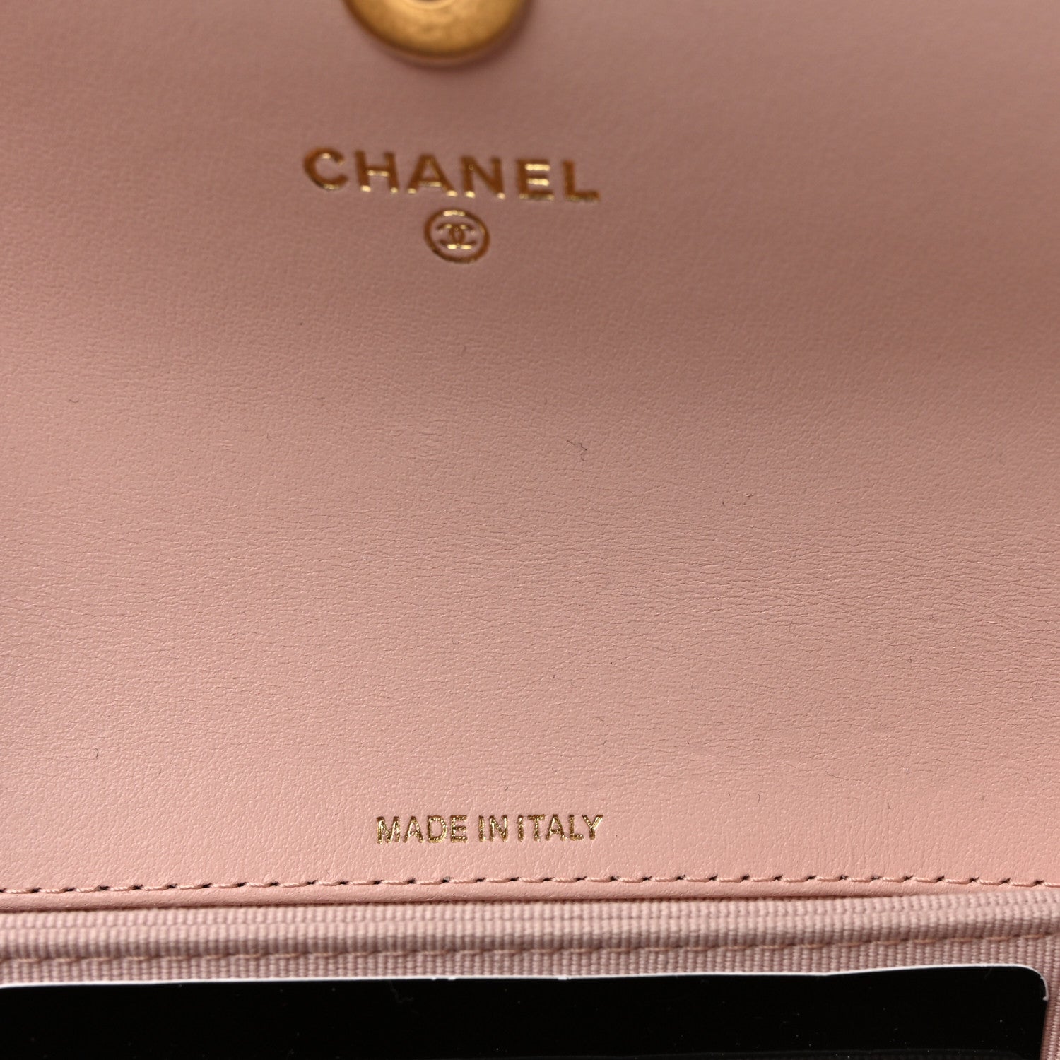 Chanel Lambskin Quilted Chanel 19 Flap Clutch Light Pink 7 of 9