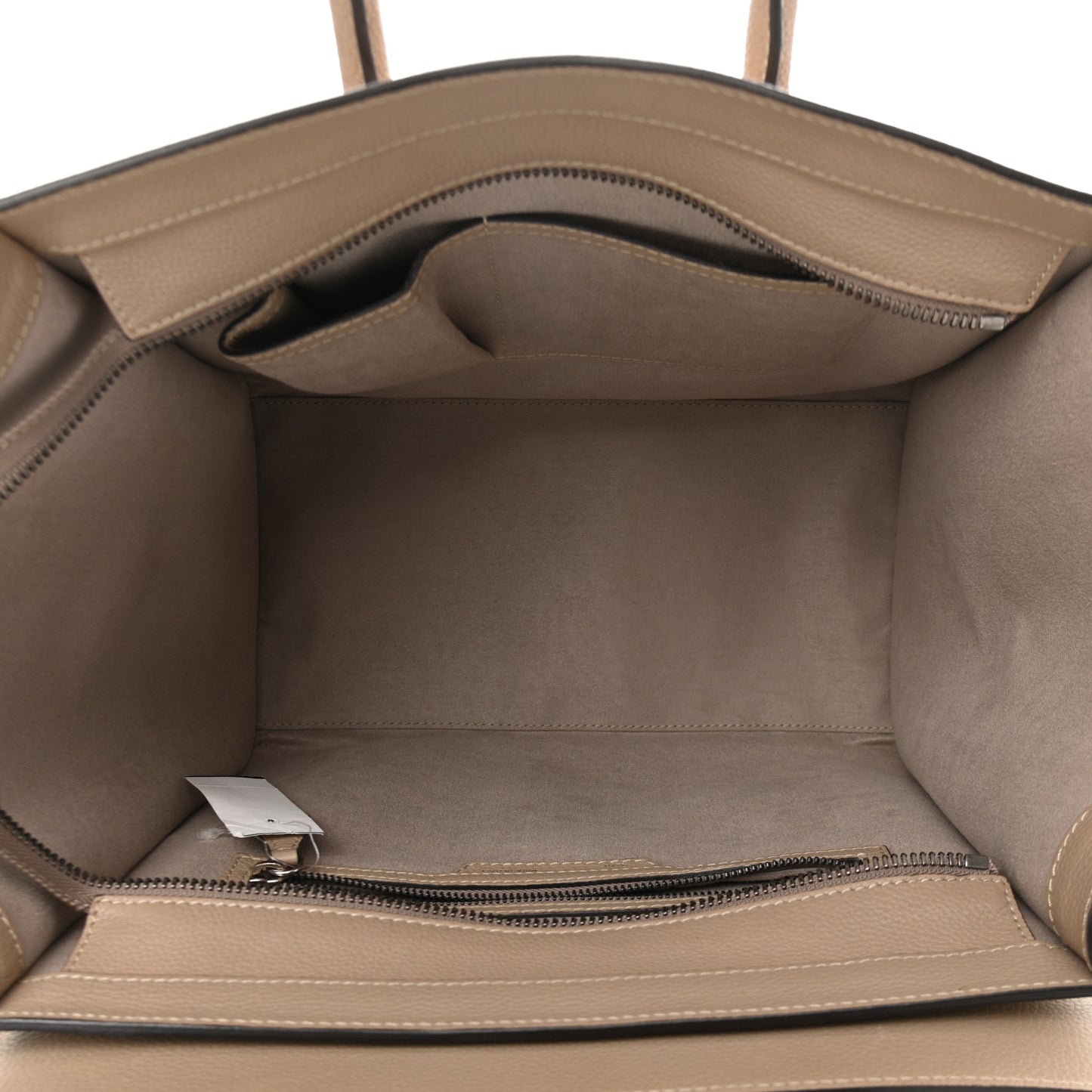 Drummed Calfskin Mini Luggage Dune