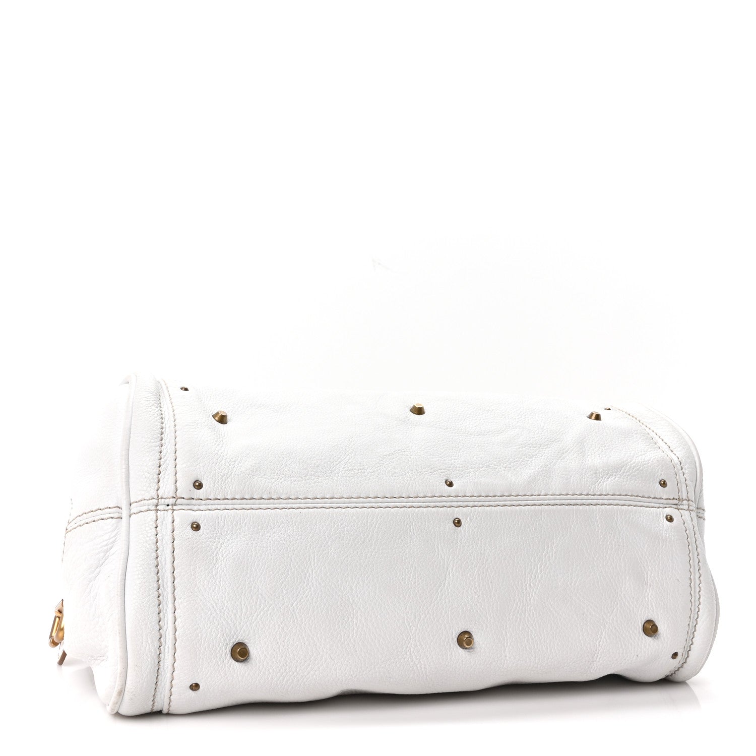 Chloe Calfskin Medium Paddington Satchel White 4 of 10