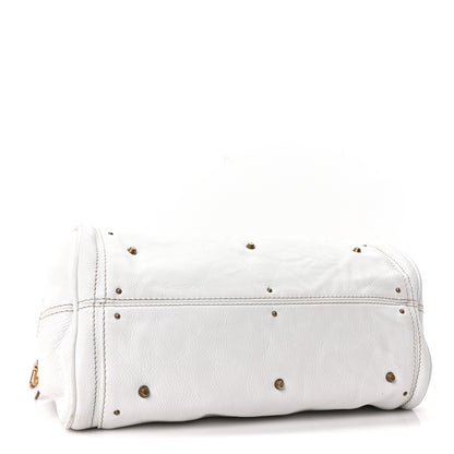 Chloe Calfskin Medium Paddington Satchel White 4 of 10