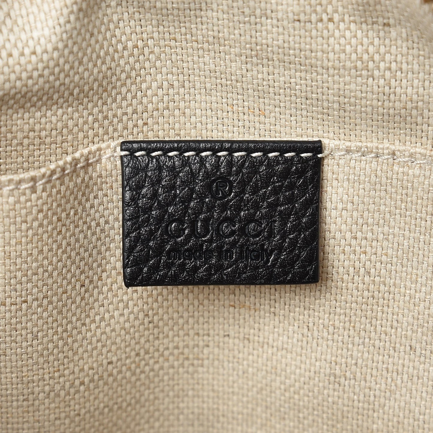 Pebbled Calfskin Small Soho Disco Bag Black