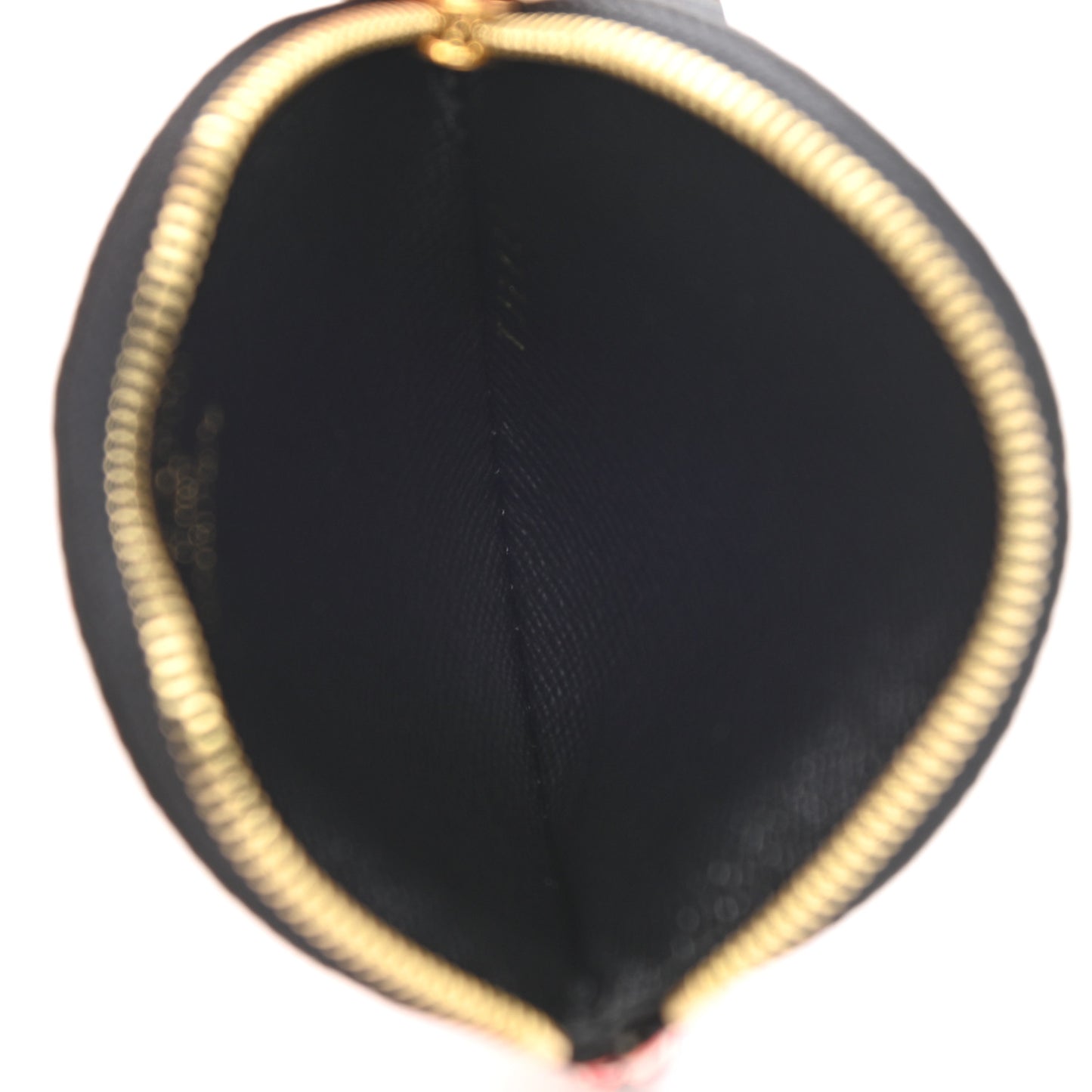 Monogram Giant Crafty Round Coin Purse Creme Rouge
