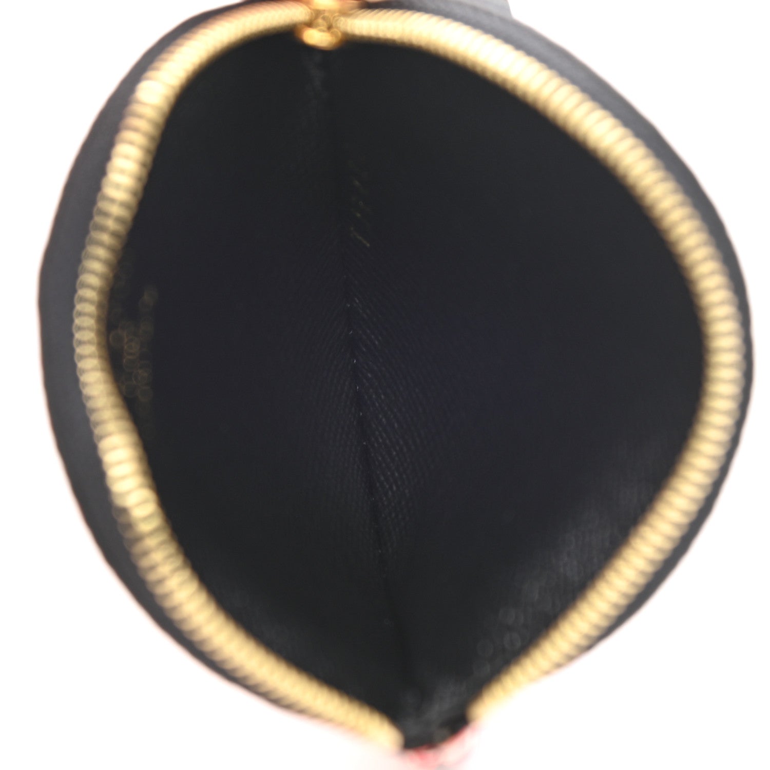 Louis Vuitton Monogram Giant Crafty Round Coin Purse Creme Rouge 5 of 7
