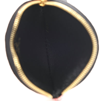 Louis Vuitton Monogram Giant Crafty Round Coin Purse Creme Rouge 5 of 7