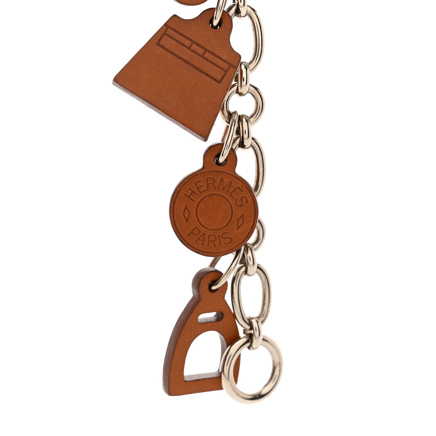 Hermes Barenia Breloque Olga Amulette Bag Charm Fauve 3 of 3