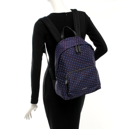 Burberry Nylon Tie Print Abbeydale Simple Backpack Deep Aubergine 2 of 8