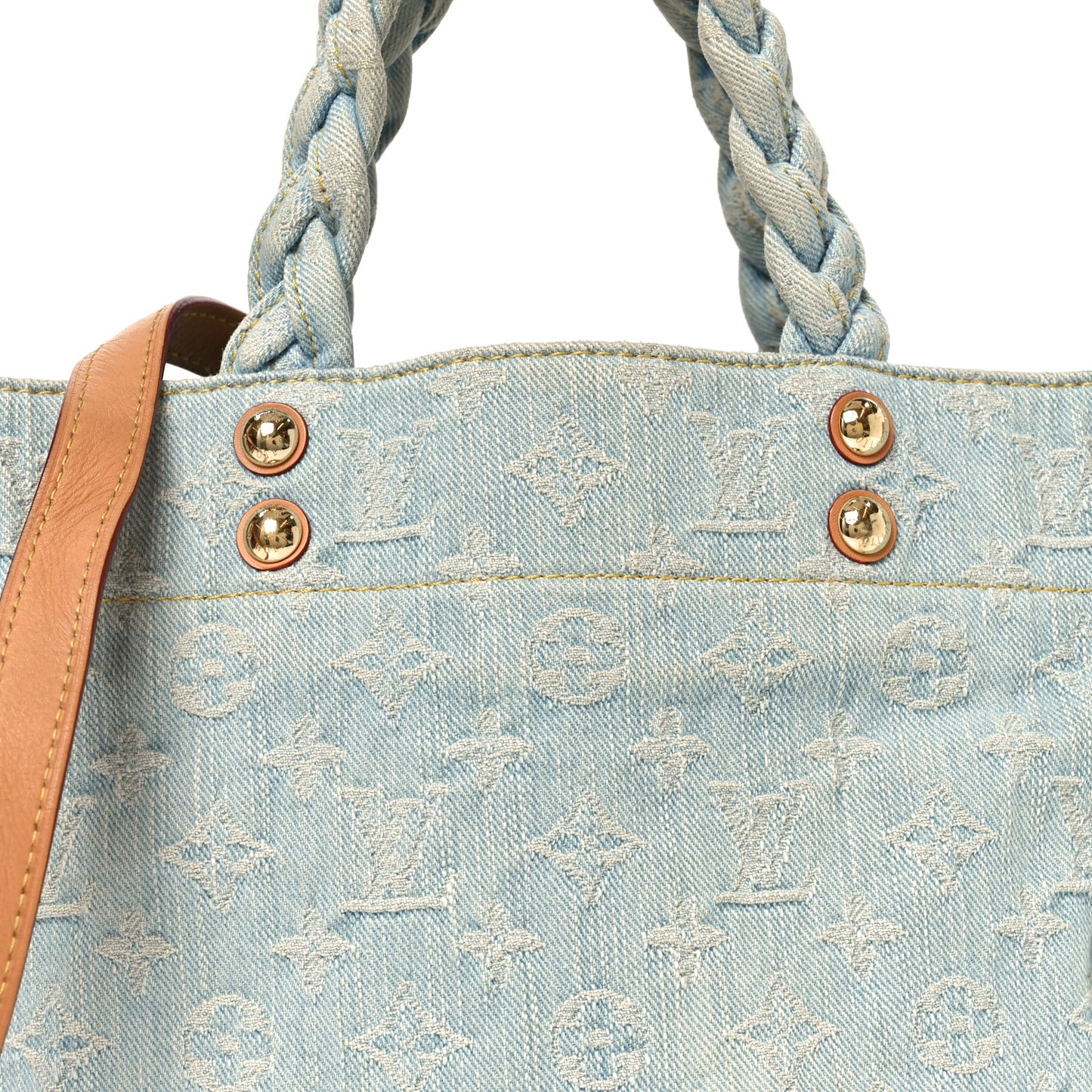 Monogram Washed Denim Let Go PM Sky Blue